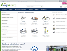 Tablet Screenshot of margewebshop.nl